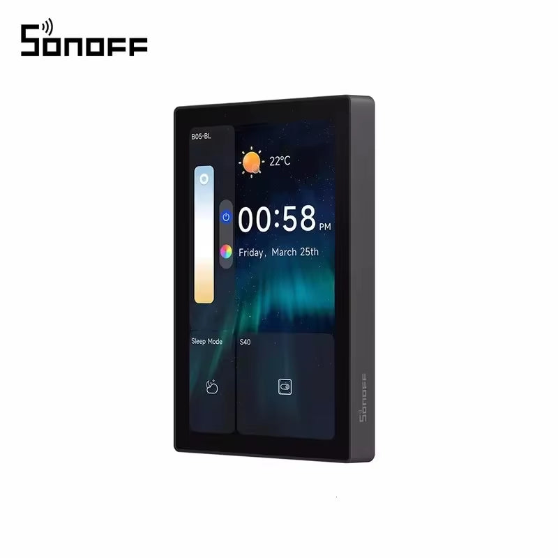 Nspanel Pro Smart Home Ewelink Control Panel Smart Scene Wall Switch Home Automation Thermostat via Alexa Alice Google