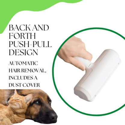 Effortless Reusable Pet Hair Remover Roller for Furniture, Couches, Carpets, and Car Seats