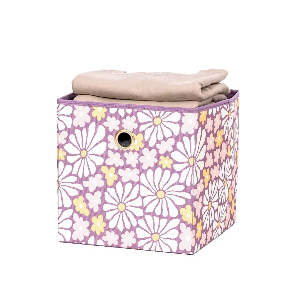 Collapsible Fabric Storage Bins 4 Pack Square Bins Home Organization Durable Polyester Ideal Closet Bedroom Living Room Toy