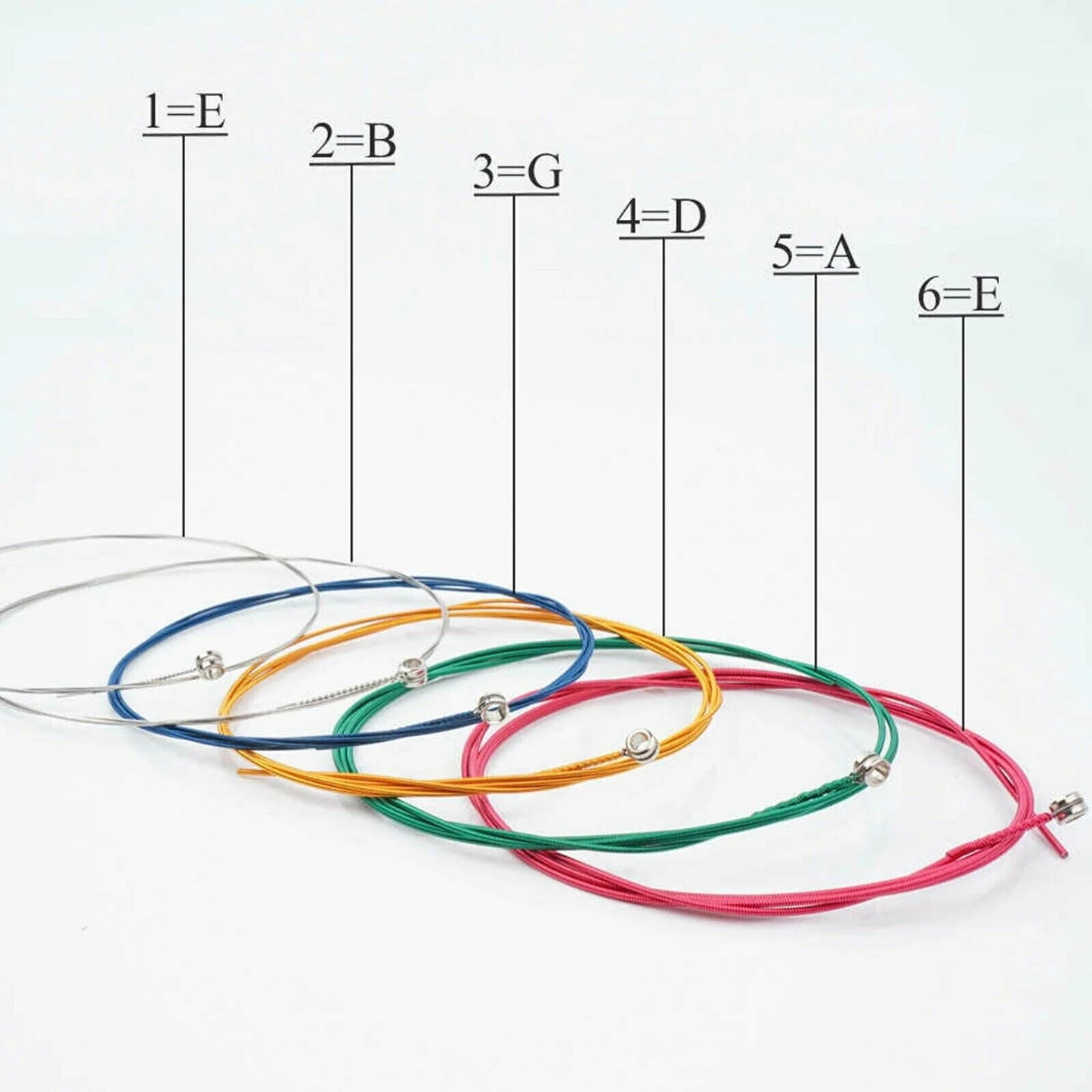 3 Sets of 6 Guitar Strings Replacement Steel String for Acoustic Guitar 1St-6Th