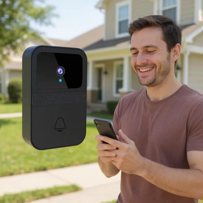 Elevate Your Home Security with Our 1080P HD Wireless Video Doorbell Camera - Smart AI Detection, Night Vision, and Real-Time Alerts!