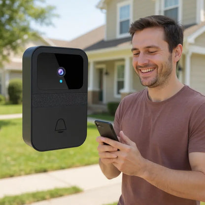Elevate Your Home Security with Our 1080P HD Wireless Video Doorbell Camera - Smart AI Detection, Night Vision, and Real-Time Alerts!