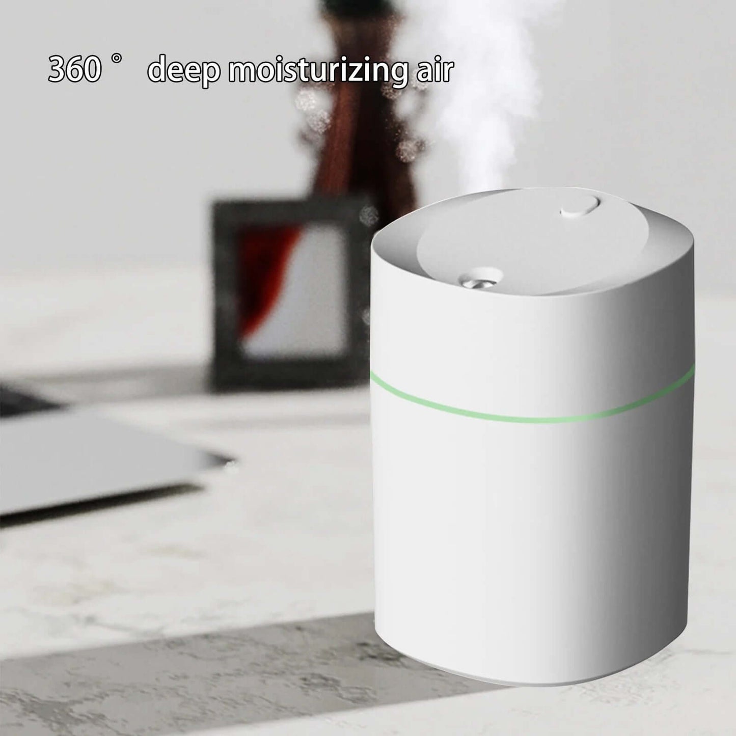 2023 Promotion on Sale, Portable Desk Humidifier, Cool Mist Humidifier, Small Humidifier for Home Bedroom Office, Plants, Colorful Night Light Function