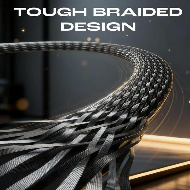 Revolutionary Invisible Holder Charger Cable & Stand - 240W Super Fast Charging for Gaming, Office, and Travel - Compatible with Type-C Devices