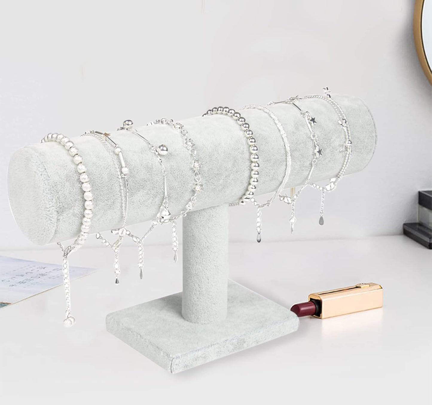 Necklace Jewelry Display Jewelry Stand Hovering T-Bar Bracelet Holder for Home Organization