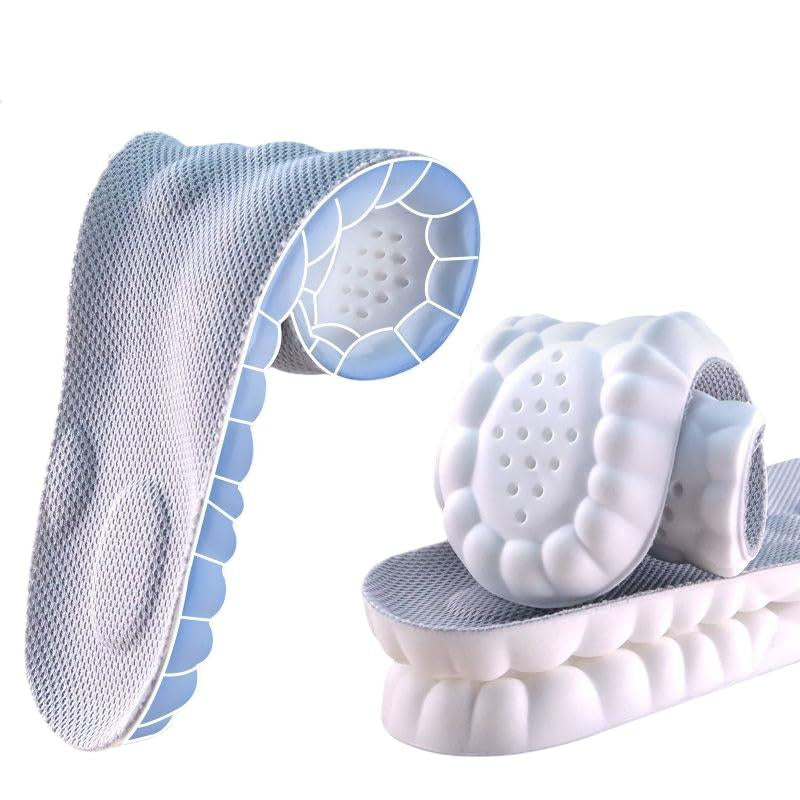 Experience Ultimate Comfort with 4D Cloud Insoles for Men and Women – Anti-Fatigue, Shock Absorbing, Foot Pain Relief!