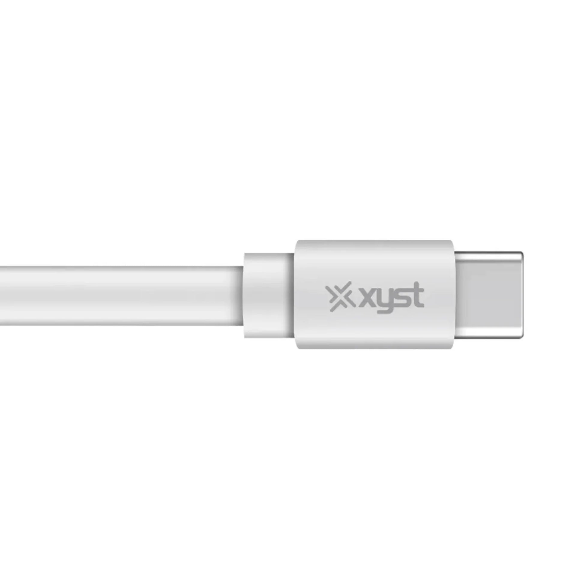 Xyst Flat USB-C to USB-C Charge and Sync Cable 4Ft