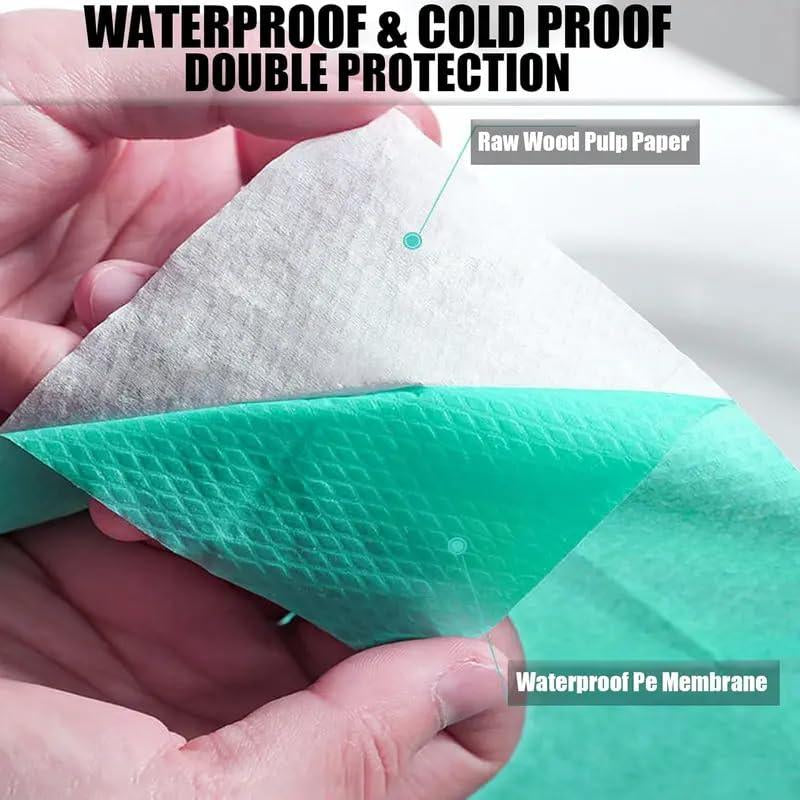 Ultimate Comfort: 10 Packs of Tear-Free Disposable Toilet Seat Covers for Adults and Kids - 16x24 Inch Waterproof, Non-Slip Protection for Travel and Public Restrooms