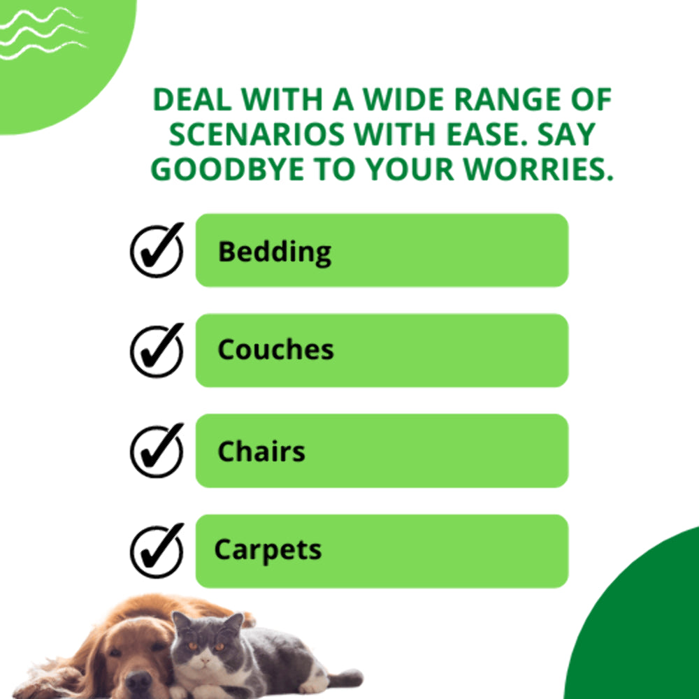 Effortless Reusable Pet Hair Remover Roller for Furniture, Couches, Carpets, and Car Seats