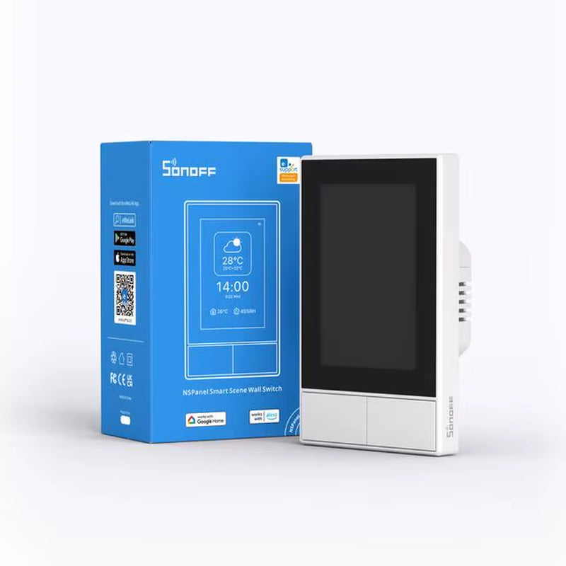 Nspanel Pro Smart Home Ewelink Control Panel Smart Scene Wall Switch Home Automation Thermostat via Alexa Alice Google