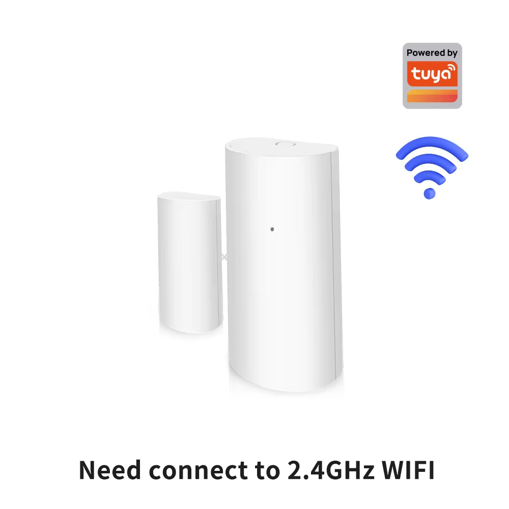 Tuya Wifi Smart Door and Window Sensor Wireless Contact Detector for Home Automation and Security System Door Sensor