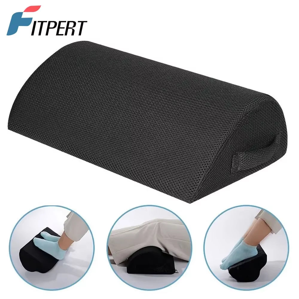 Foot Rest for under Desk at Work, Office Desk Accessories with Memory Foam & Washable Removable Cover Foot Stool for Office, Car